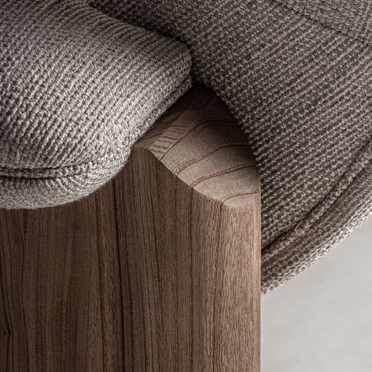 Canapé 3 places en tissu beige | VICAL Jacquard - Image 8