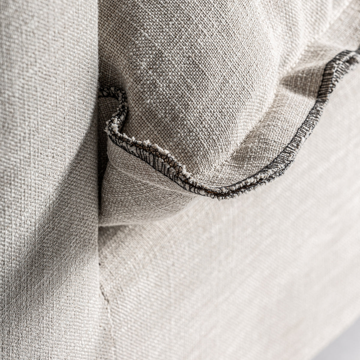 Canapé 4 places en tissu beige | Vical Bief - Image 6
