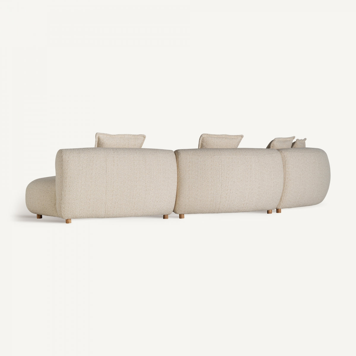 Canapé modulable 4-5 places en tissu beige | Vical Zakupi - Image 4