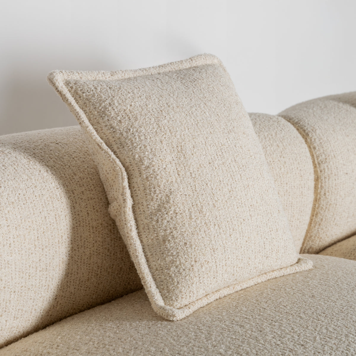 Canapé modulable 4-5 places en tissu beige | Vical Zakupi - Image 6