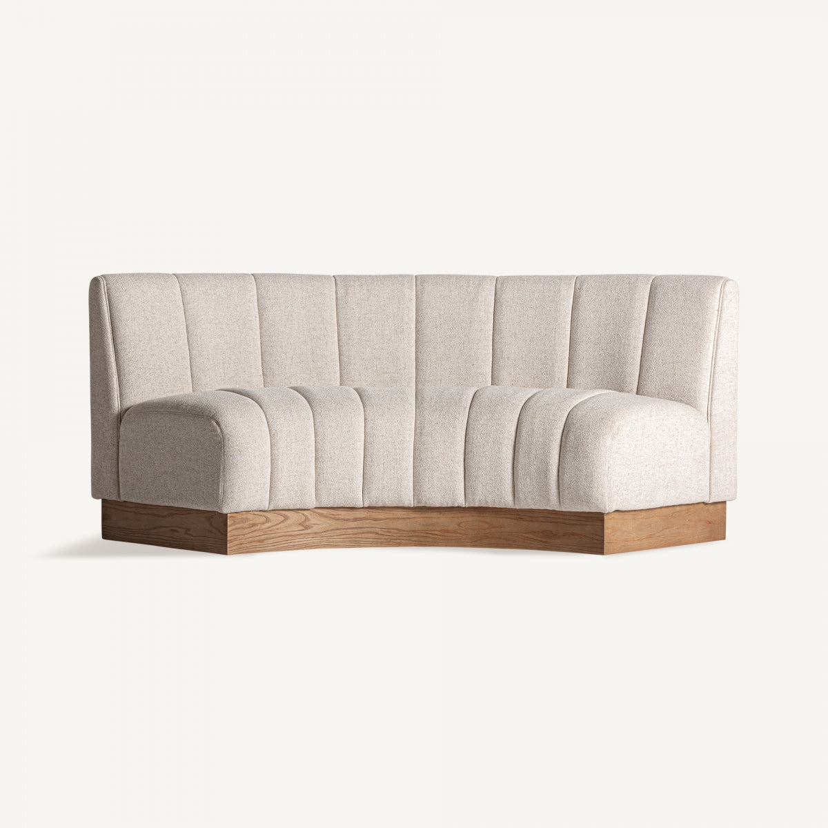 Canapé modulable en tissu beige | Vical Lurcy - Image 1