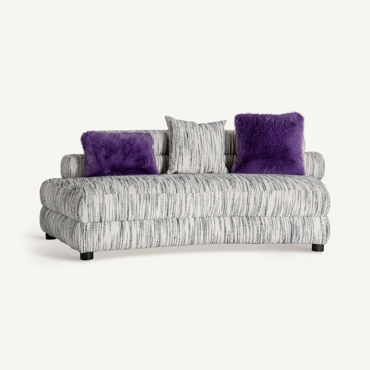 Canapé modulable en tissu blanc marbré | Vical Bredsand - Image 3