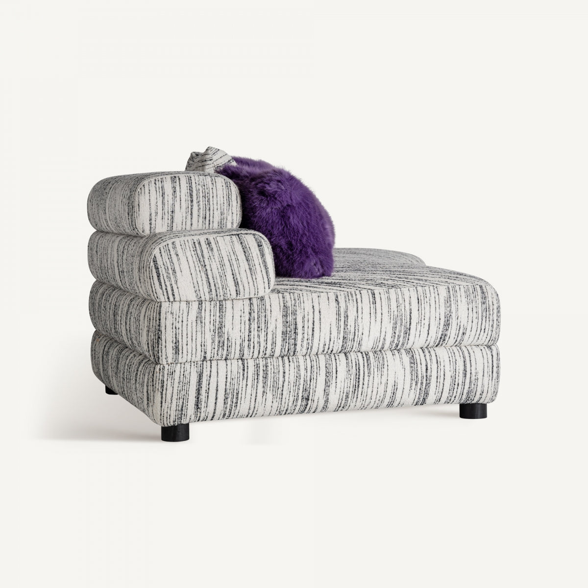 Canapé modulable en tissu blanc marbré | Vical Bredsand - Image 5
