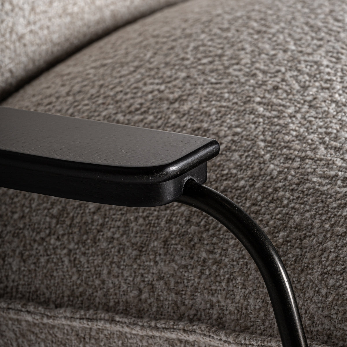 Chaise à bascule en tissu beige | VICAL Zwalm - Image 6