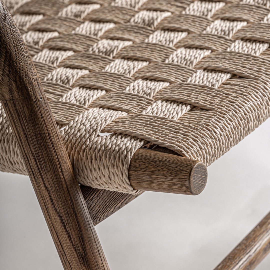Chaise d'appoint en bois de chêne | Vical Larreule - Image 5