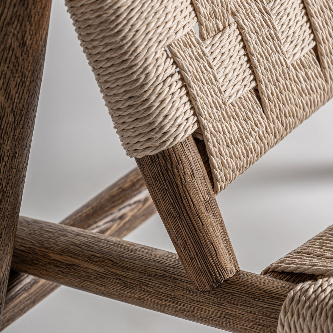 Chaise d'appoint en bois de chêne | Vical Larreule - Image 7