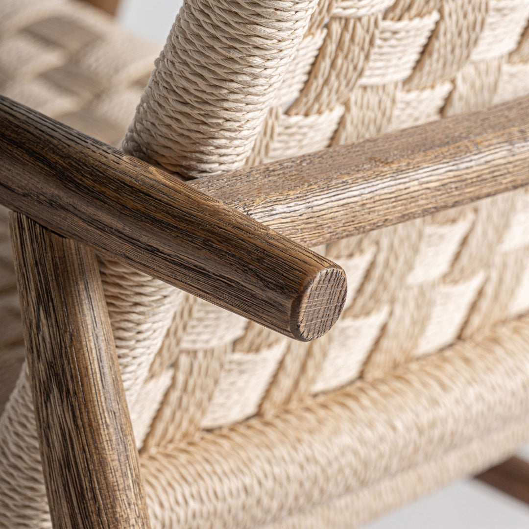 Chaise d'appoint en bois de chêne | Vical Larreule - Image 8
