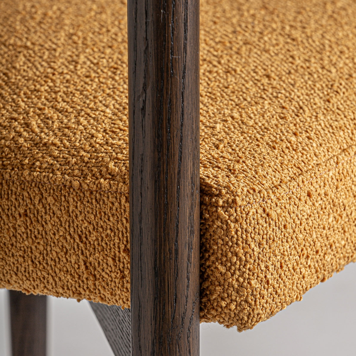 Chaise de salle à manger boucle moutarde | Vical Neuffen - Image 7