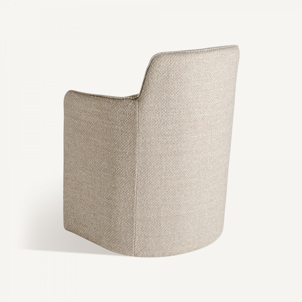 Chaise de salle à manger en tissu beige | Vical Mayun - Image 7