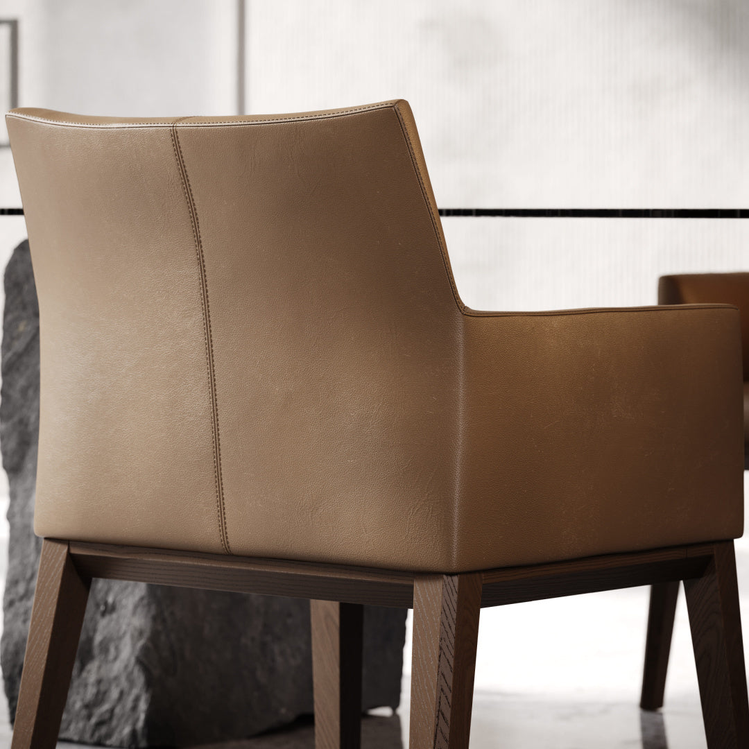 Chaise de salle à manger en tissu bleu | Domkapa Carter - Image 9