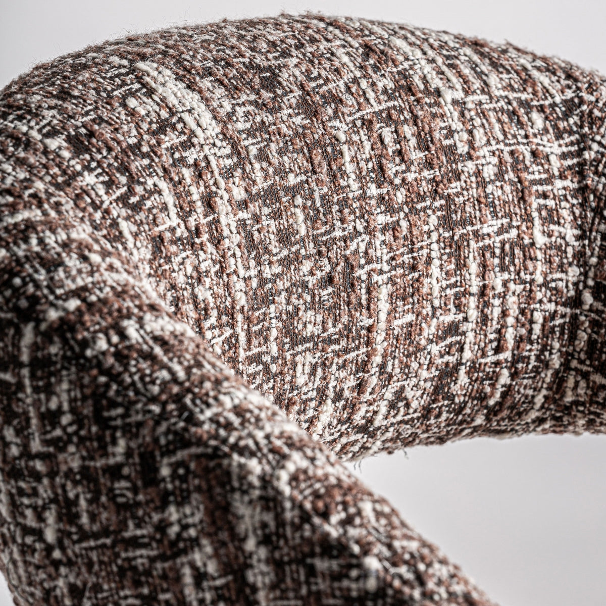 Chaise de salle à manger en tissu marron | Vical Kamenz - Image 7