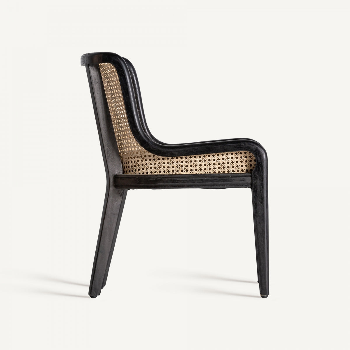 Chaise de salle à manger en velours marron | VICAL Velburg - Image 3