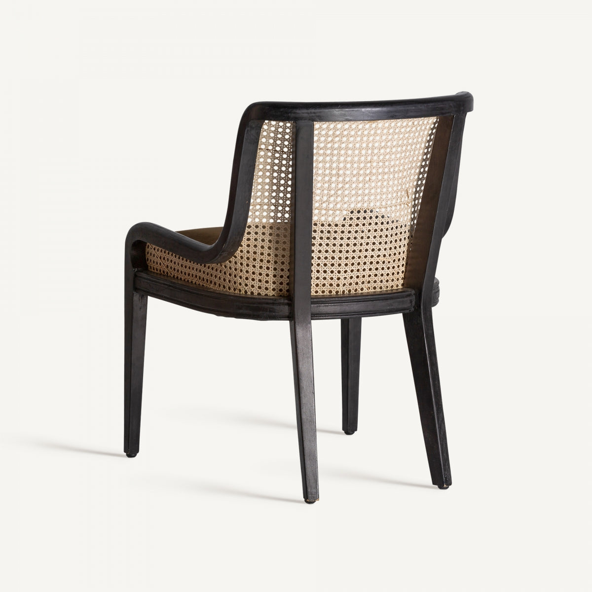 Chaise de salle à manger en velours marron | VICAL Velburg - Image 4