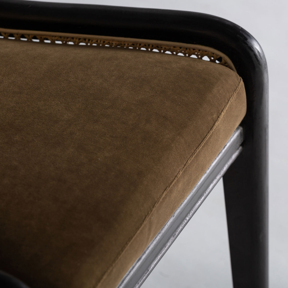 Chaise de salle à manger en velours marron | VICAL Velburg - Image 6
