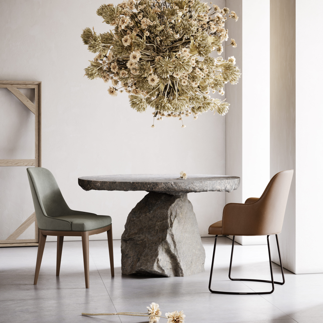 Chaise de salle à manger en velours rose | Domkapa Anna - Image 11