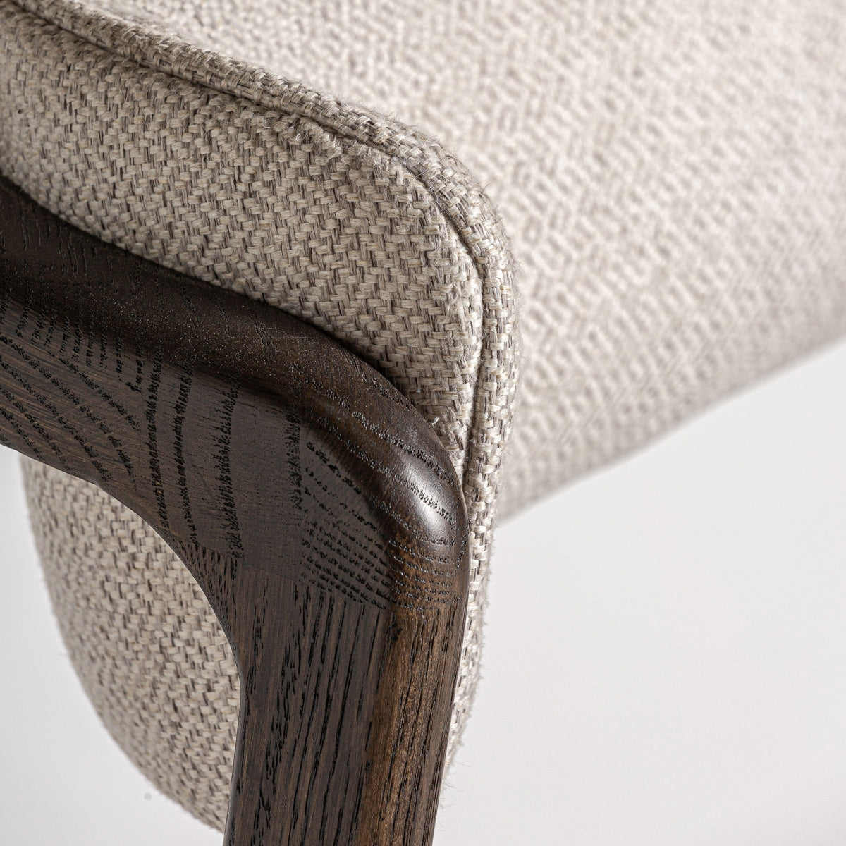 Chaise en bois de frêne et tissu beige | VICAL Jerzen - Image 6