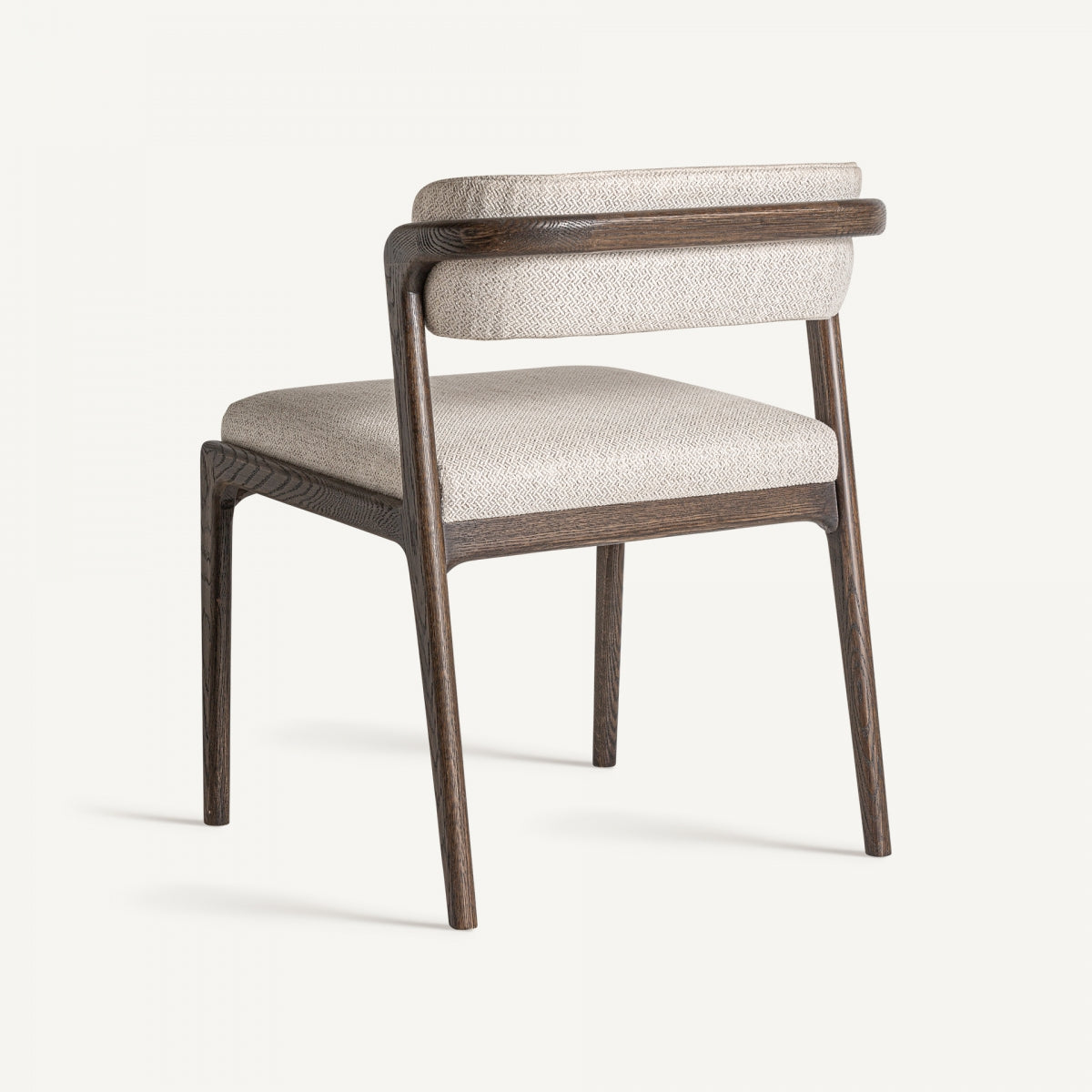 Chaise en bois de frêne et tissu beige | VICAL Jerzen - Image 7