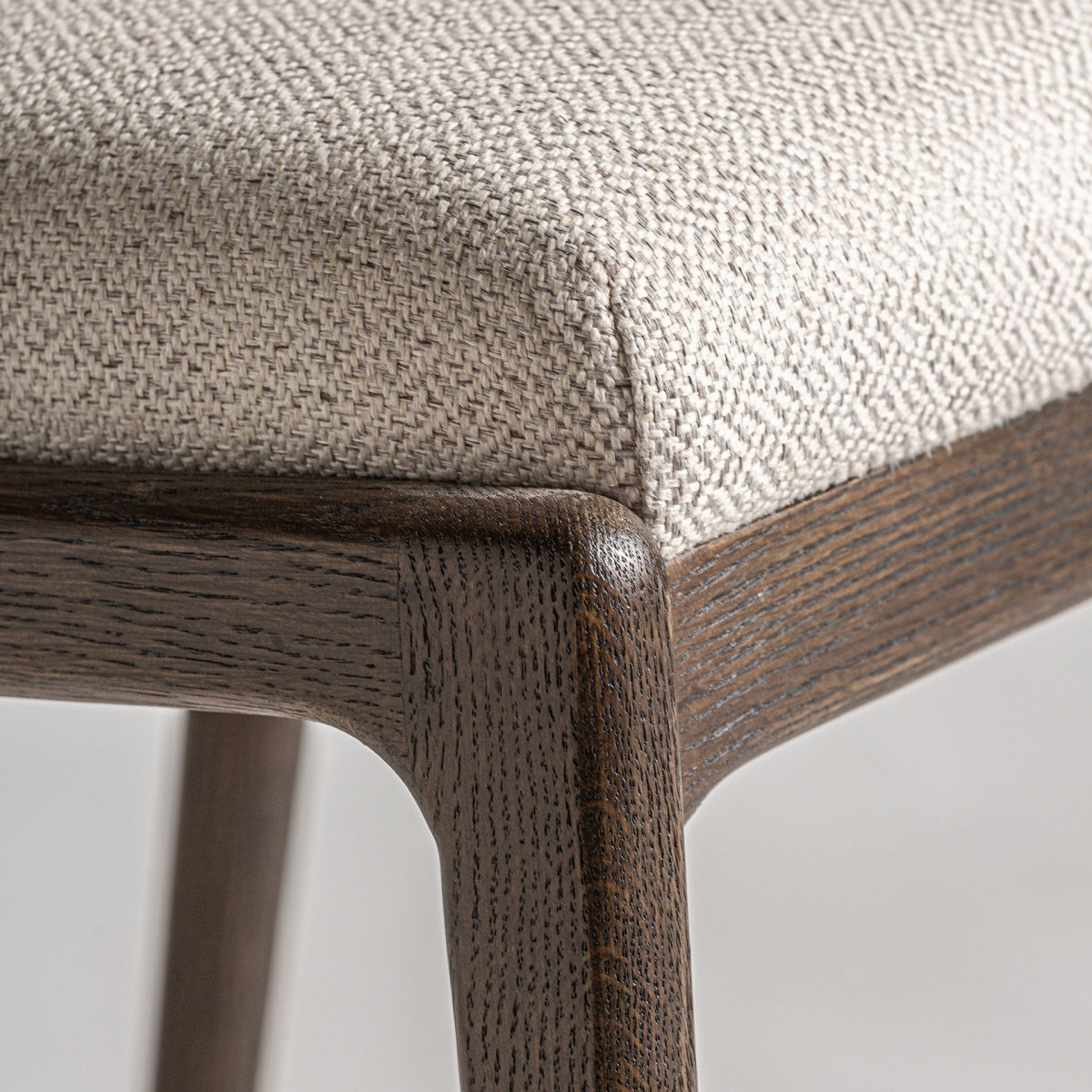 Chaise en bois de frêne et tissu beige | VICAL Jerzen - Image 9