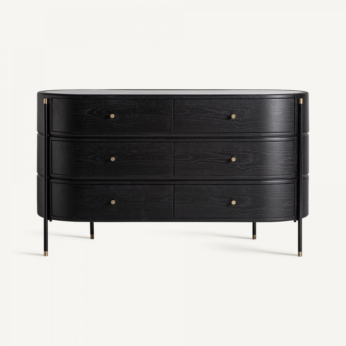 Commode en bois noir | Vical Bilzen - Image 1