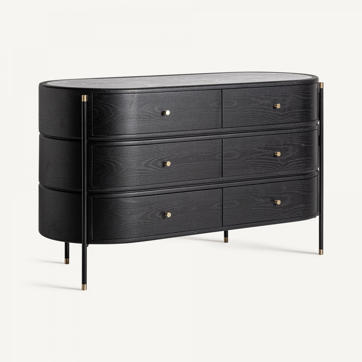 Commode en bois noir | Vical Bilzen - Image 2