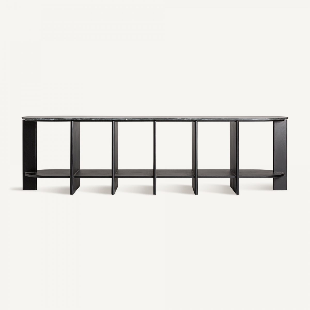 Console en manguier et marbre noir | Vical Nara - Image 1
