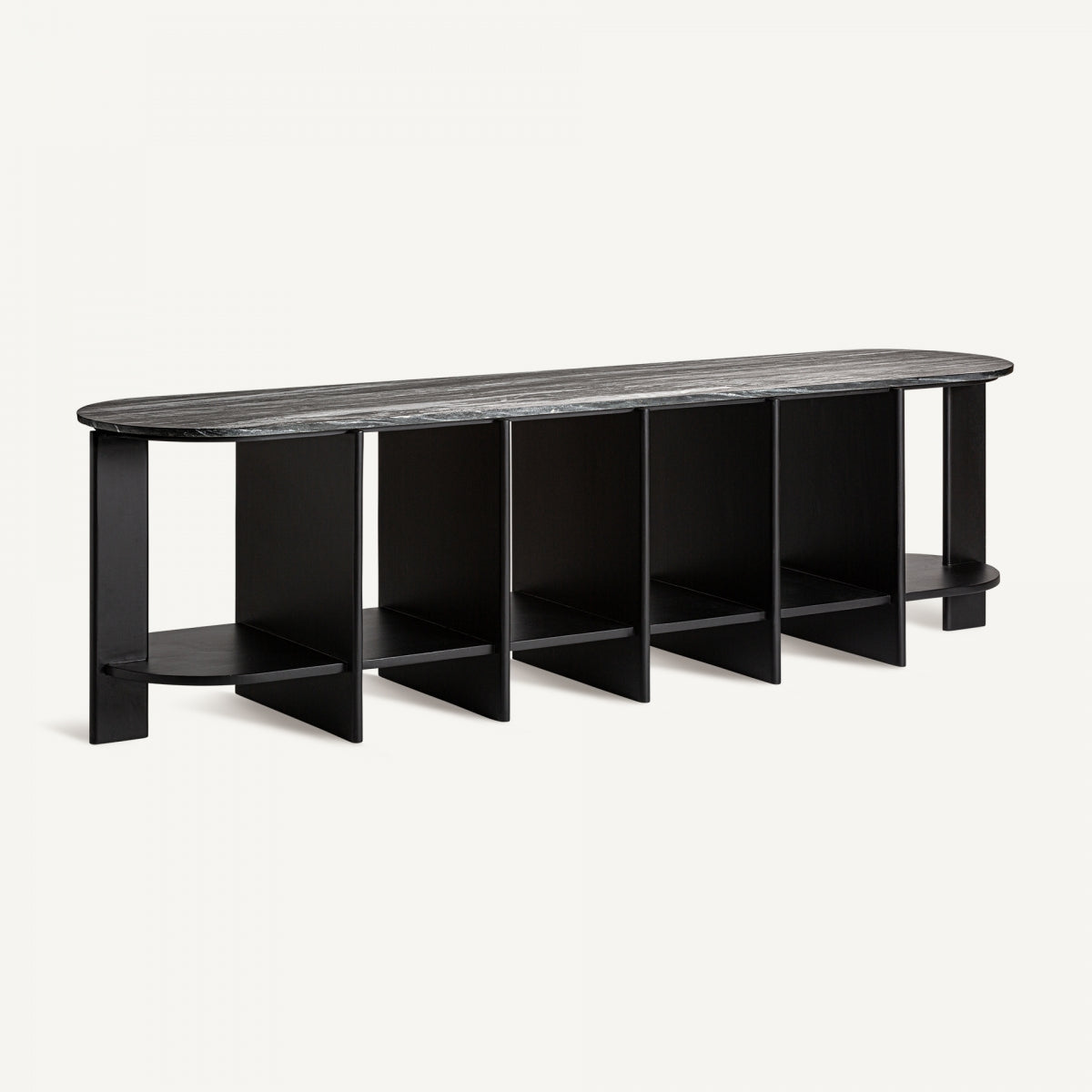 Console en manguier et marbre noir | Vical Nara - Image 3