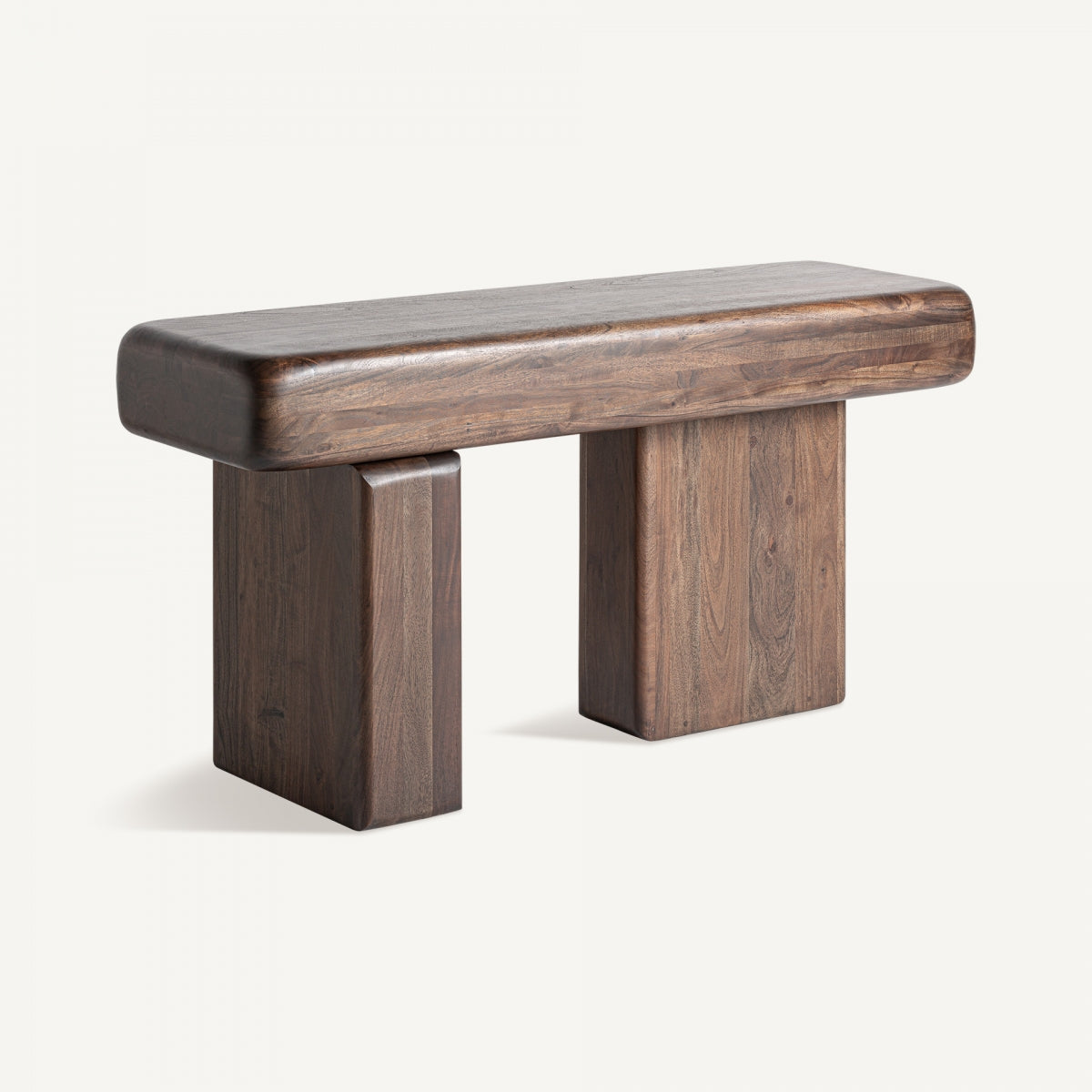 Console marron en bois d'acacia | VICAL Loreur - Image 2
