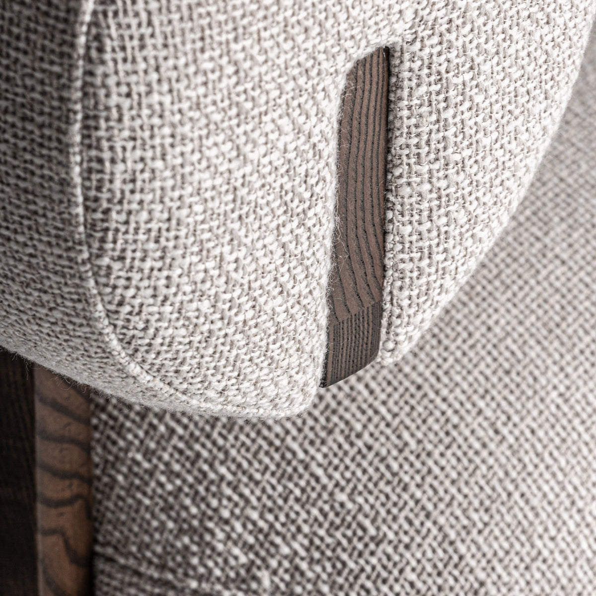 Fauteuil blanc cassé et bois de frêne | VICAL Tielt - Image 7