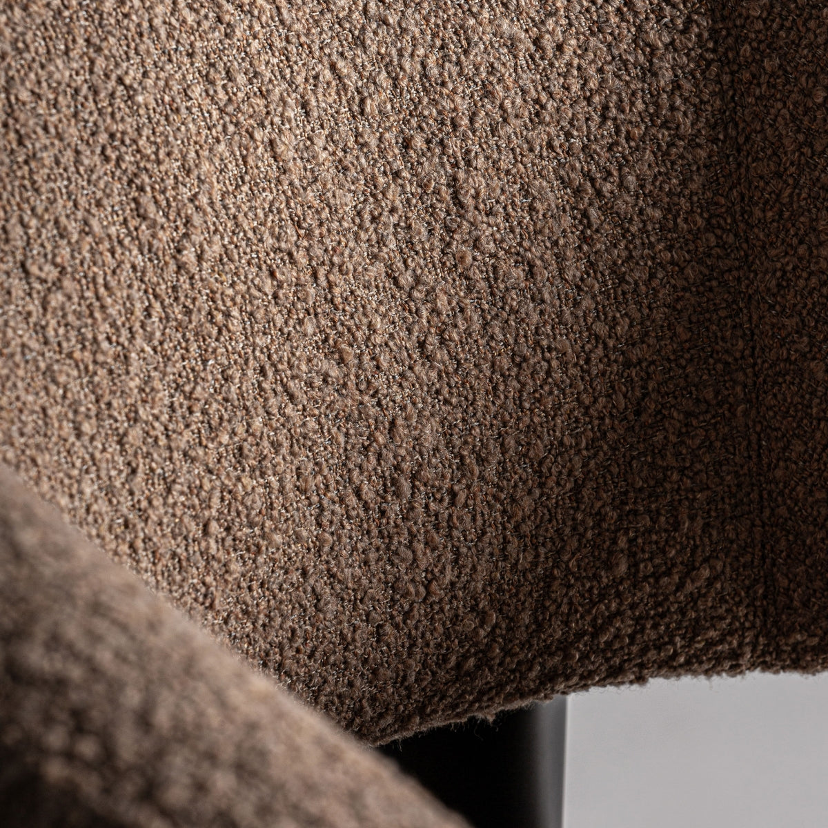 Fauteuil bouclé marron et bois de pin | VICAL Irvin - Image 7