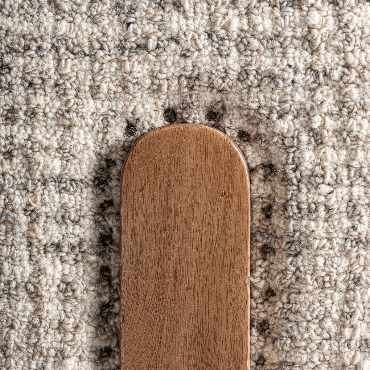 Fauteuil d'appoint en laine beige | Vical Buhl - Image 8