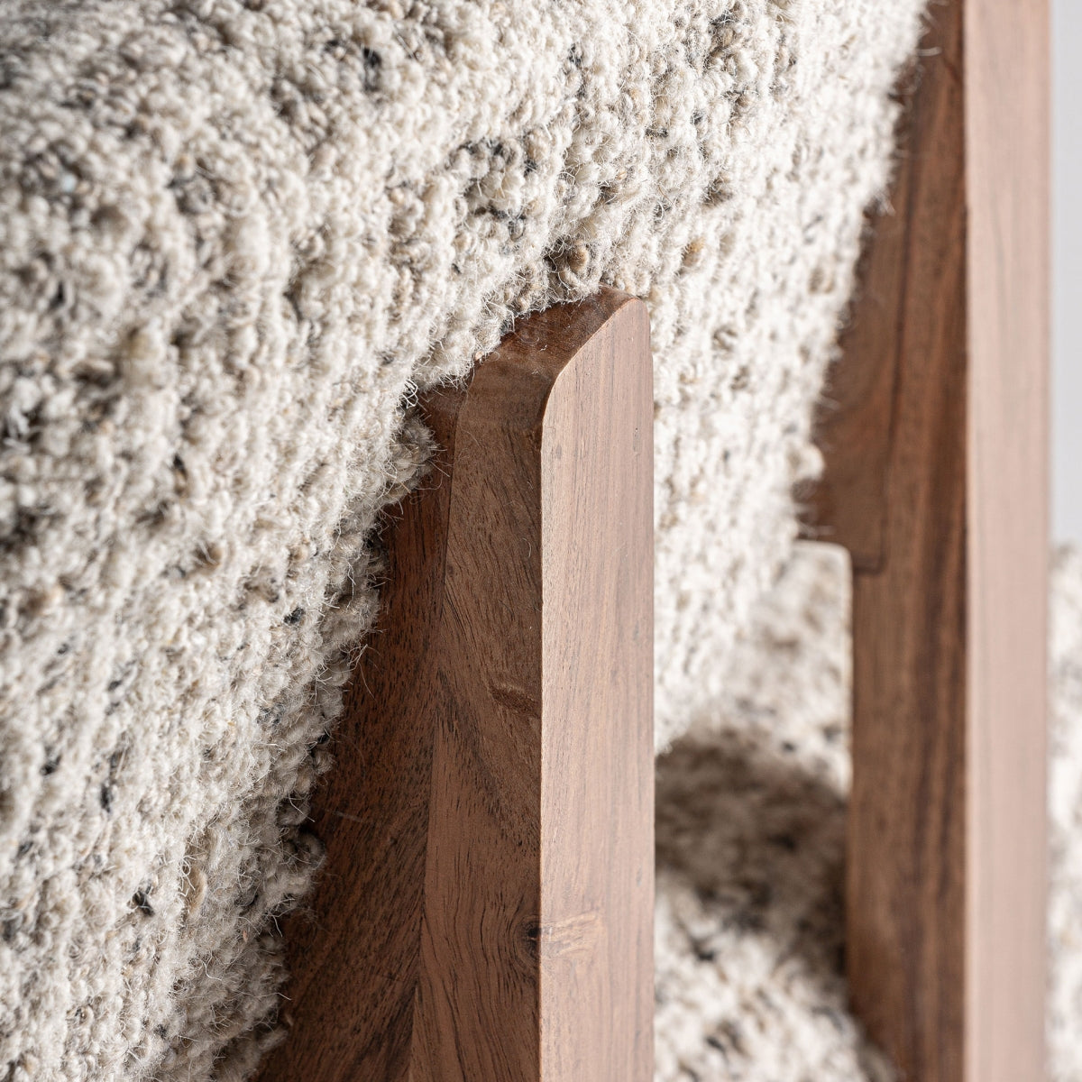 Fauteuil d'appoint en laine beige | Vical Buhl - Image 9