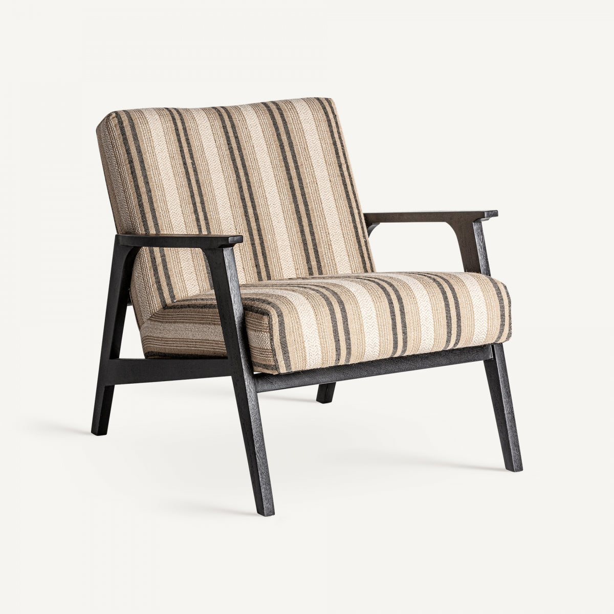 Fauteuil d'appoint en manguier noir | VICAL Nuk - Image 1