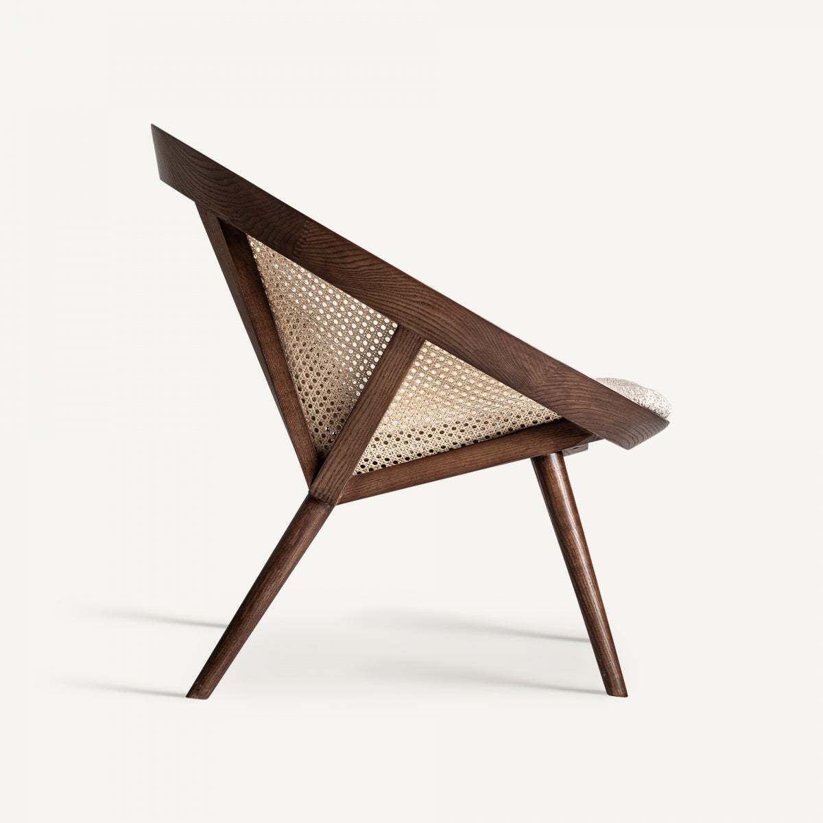 Fauteuil d'appoint en rotin bouclé crème | Vical Werth - Image 3