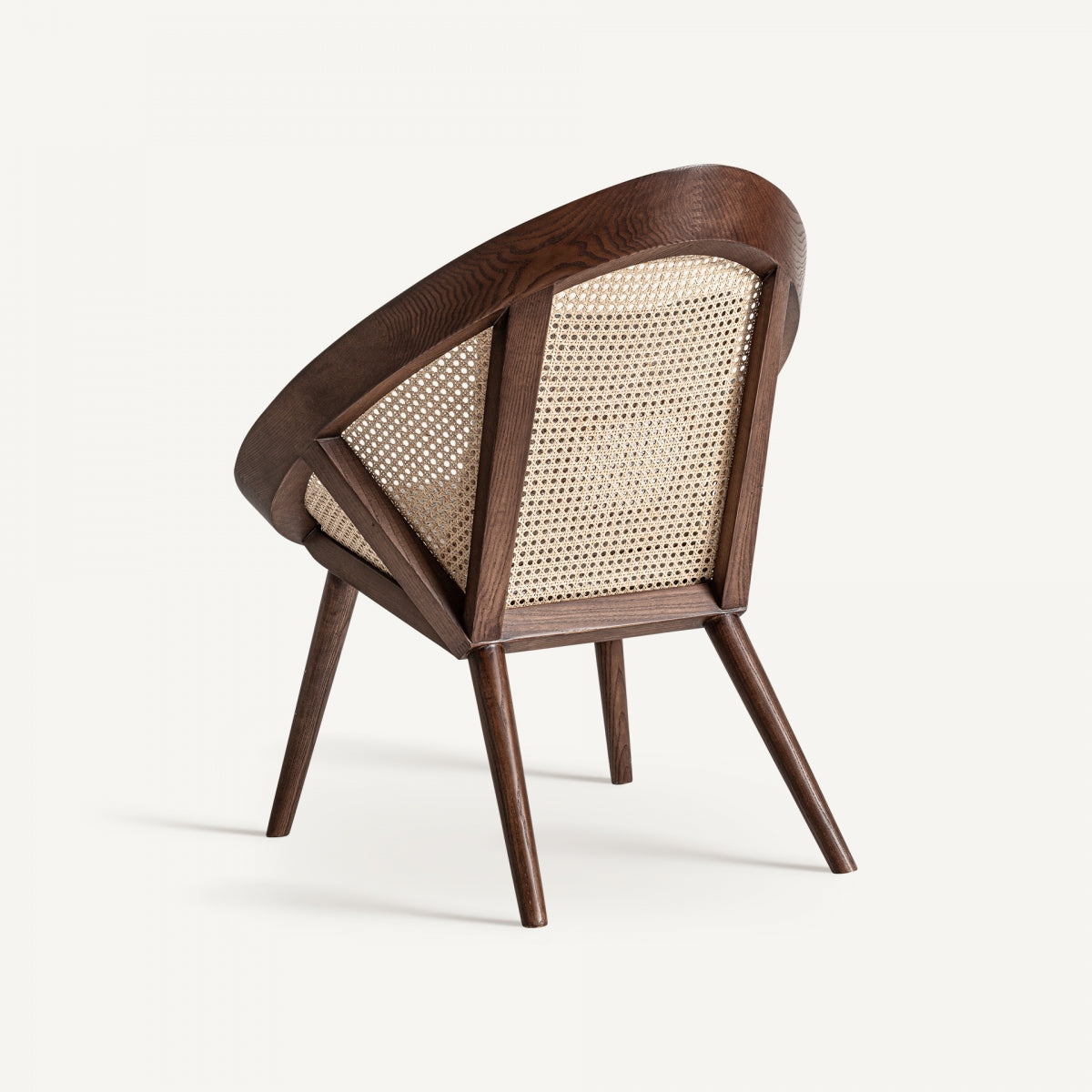 Fauteuil d'appoint en rotin bouclé crème | Vical Werth - Image 4