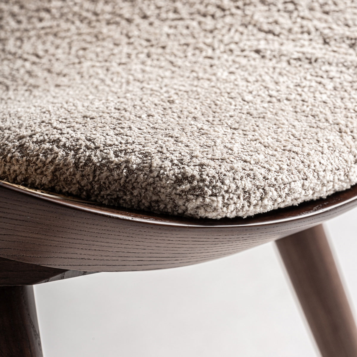 Fauteuil d'appoint en rotin bouclé crème | Vical Werth - Image 5