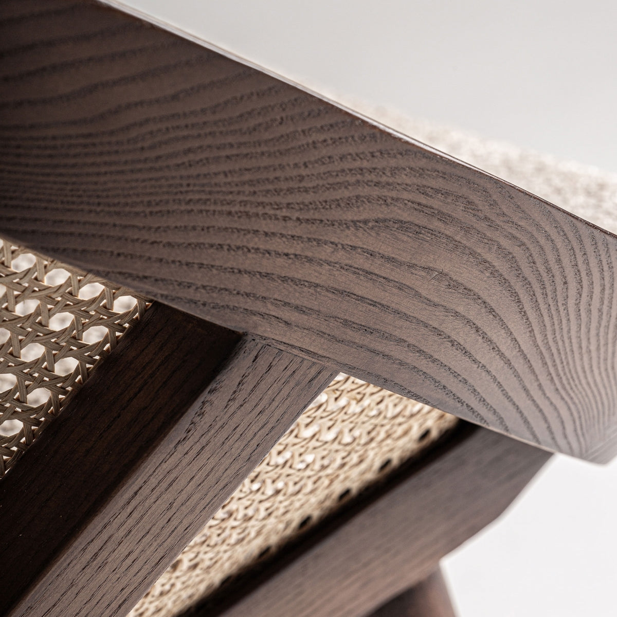 Fauteuil d'appoint en rotin bouclé crème | Vical Werth - Image 7