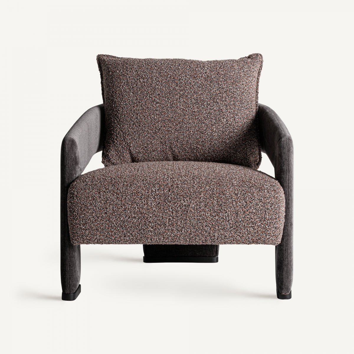 Fauteuil en tissu marron | VICAL Brakel - Image 3