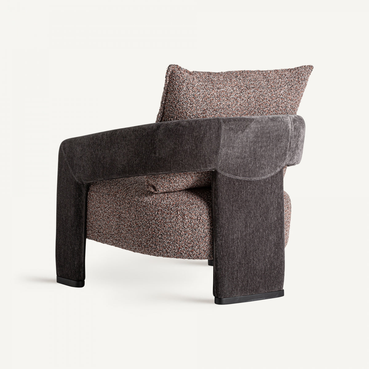 Fauteuil en tissu marron | VICAL Brakel - Image 7