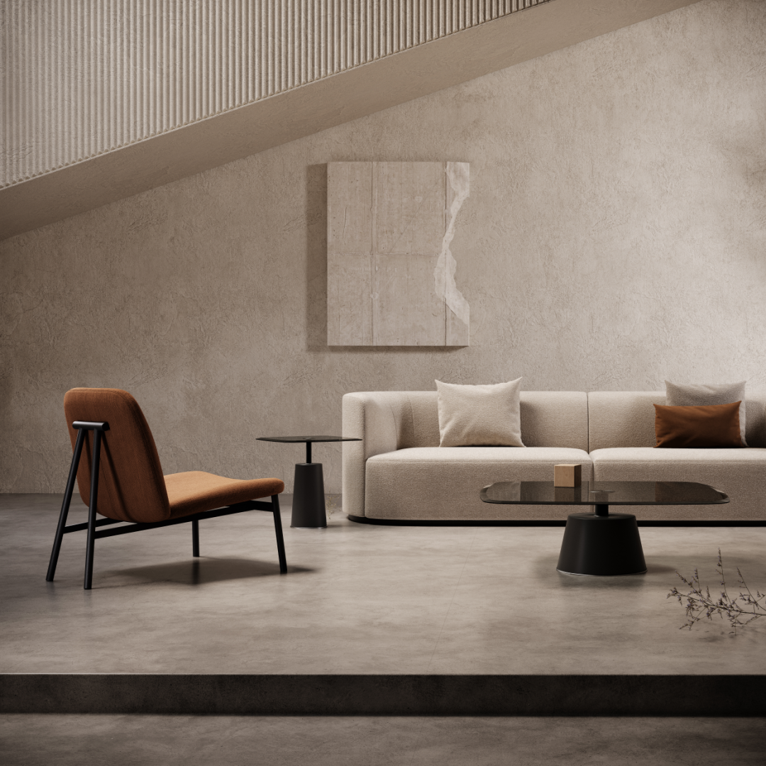Fauteuil en tissu vert de gris | Domkapa Edison - Image 6