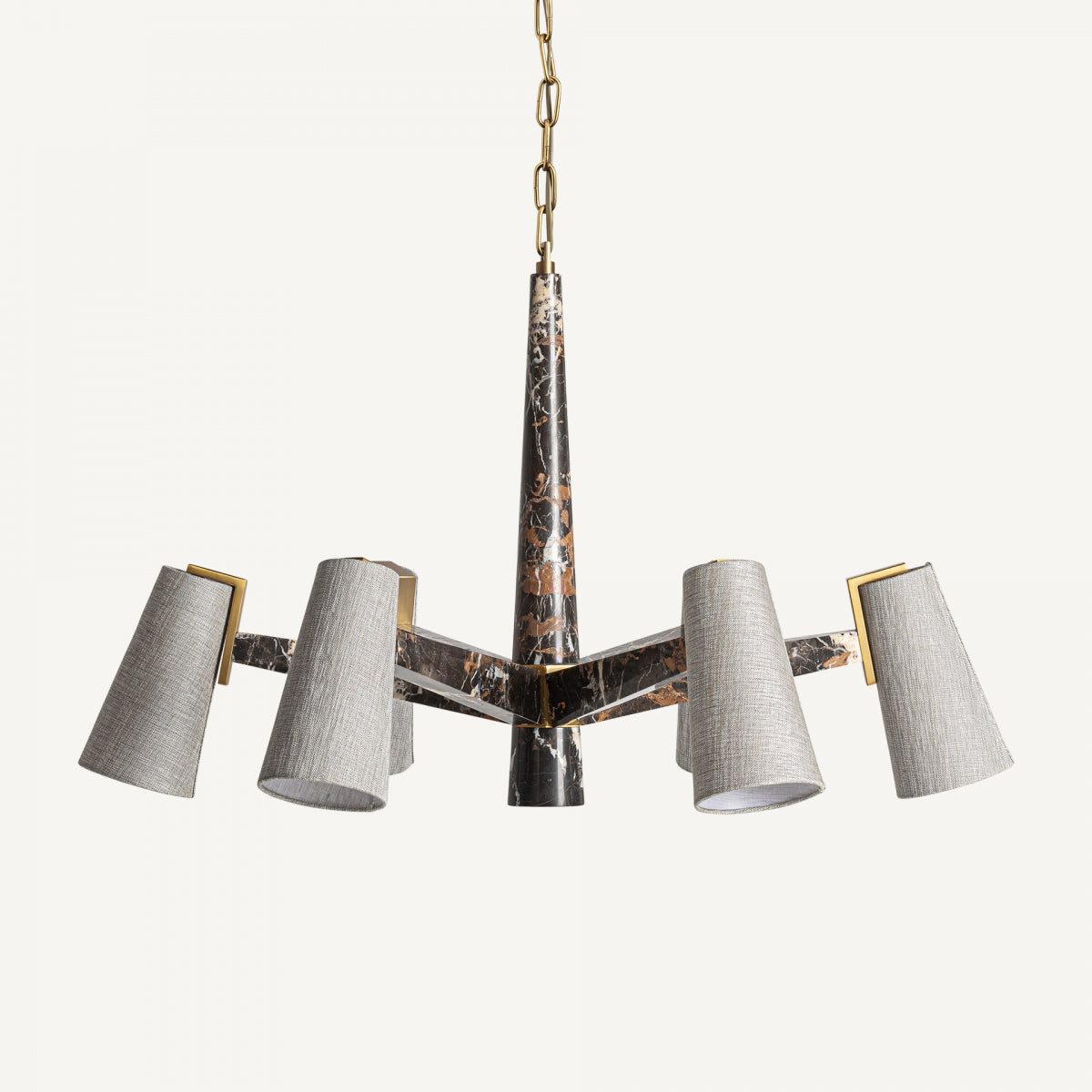Lustre en marbre noir | VICAL Tenta - Image 1