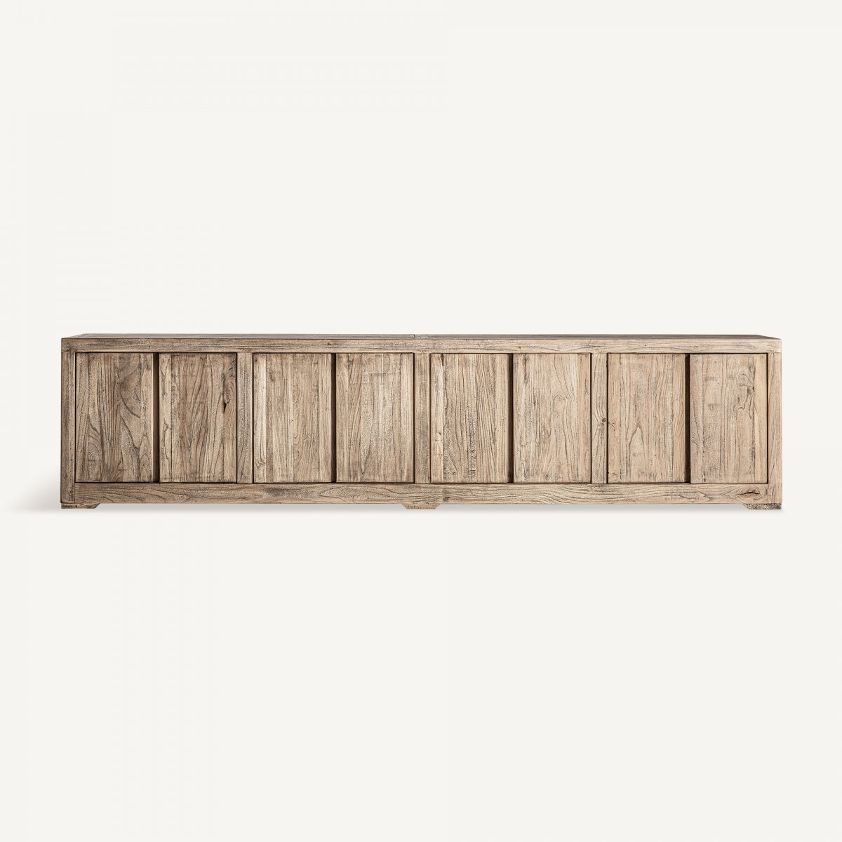 Meuble TV en bois d'orme marron | Vical Cotswolds - Image 1