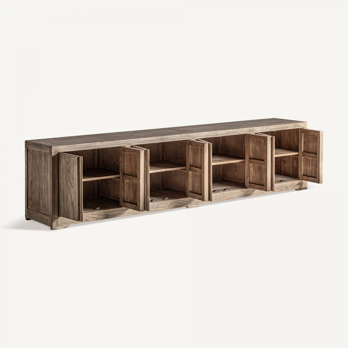 Meuble TV en bois d'orme marron | Vical Cotswolds - Image 4