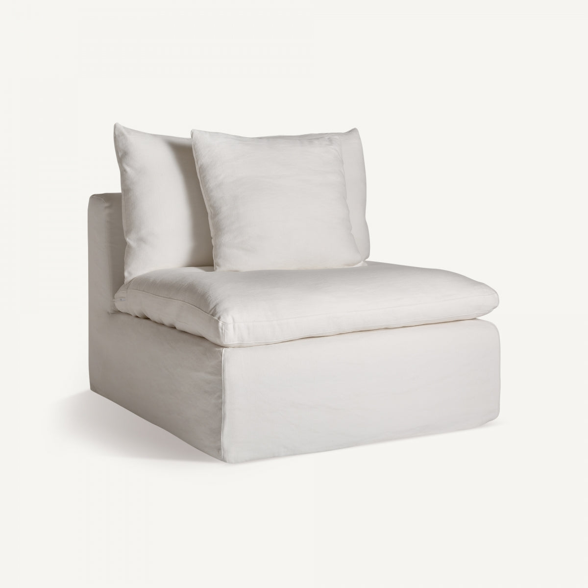 Module central en lin blanc | Vical Agde - Image 2