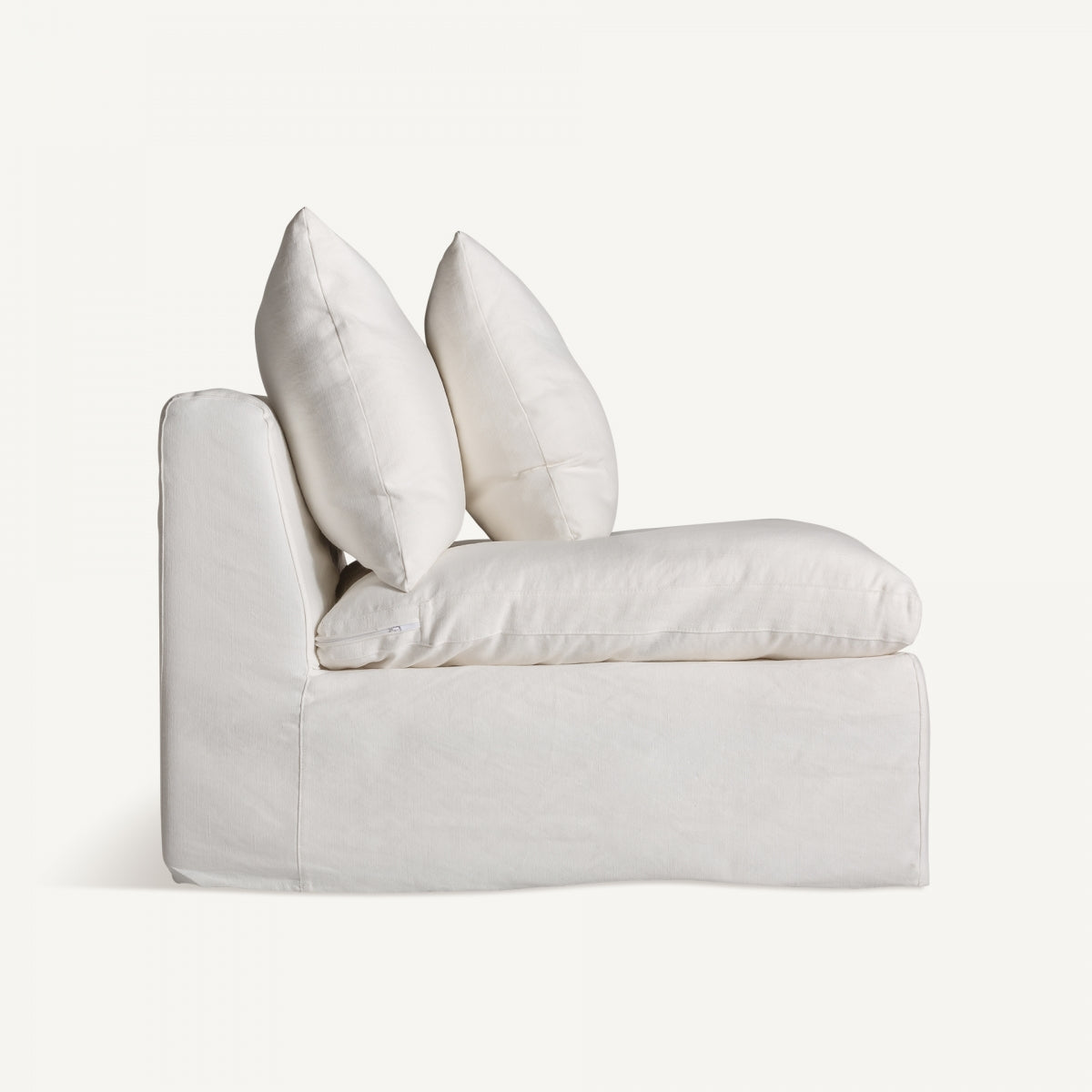 Module central en lin blanc | Vical Agde - Image 4