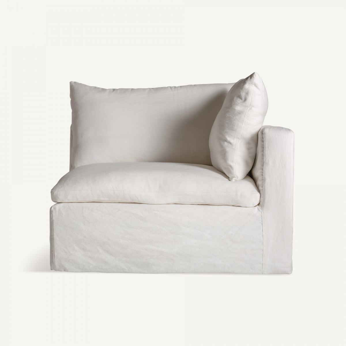 Module droit en lin blanc | Vical Agde - Image 1