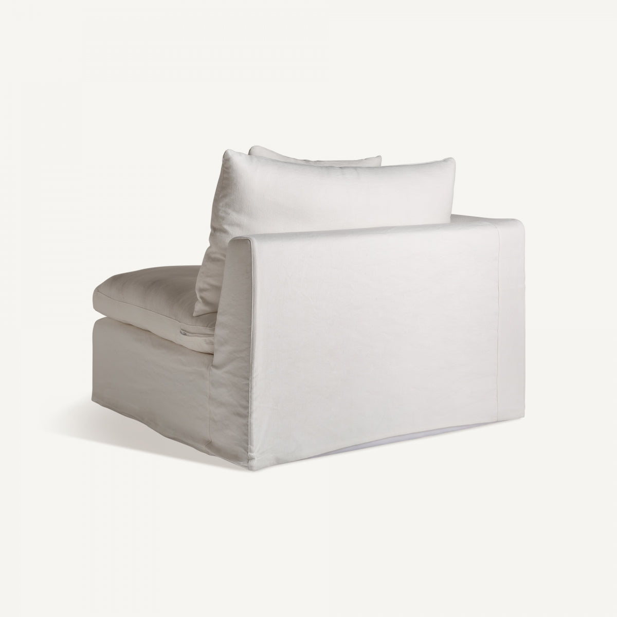 Module gauche en lin blanc | Vical Agde - Image 5