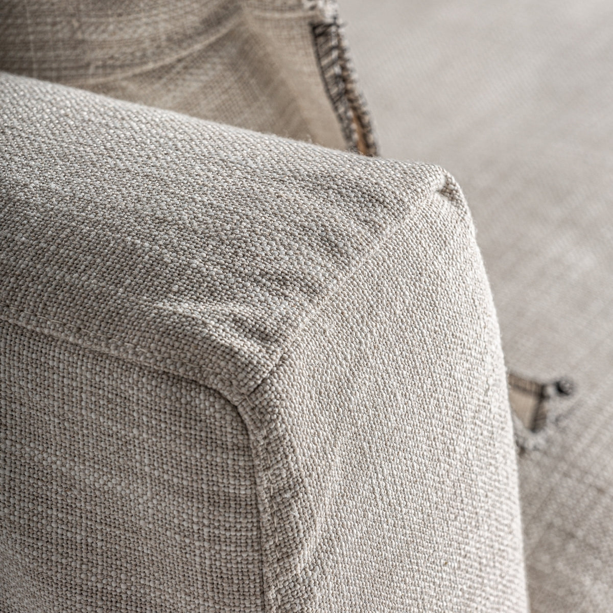 Module gauche en tissu blanc cassé | Vical Bief - Image 6