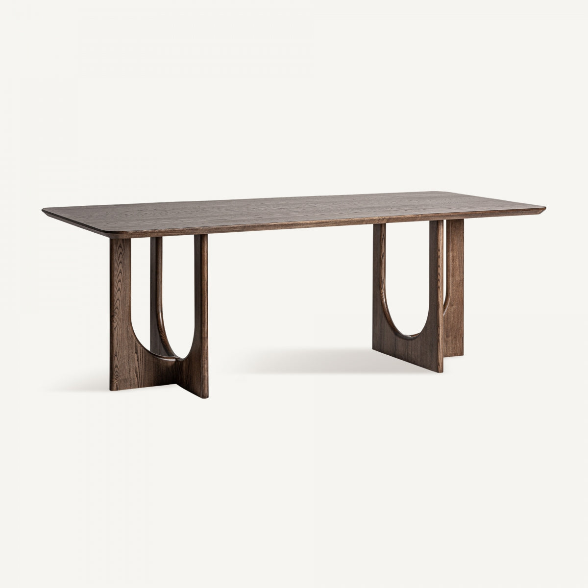 Table à manger en bois marron | VICAL Lennik - Image 3