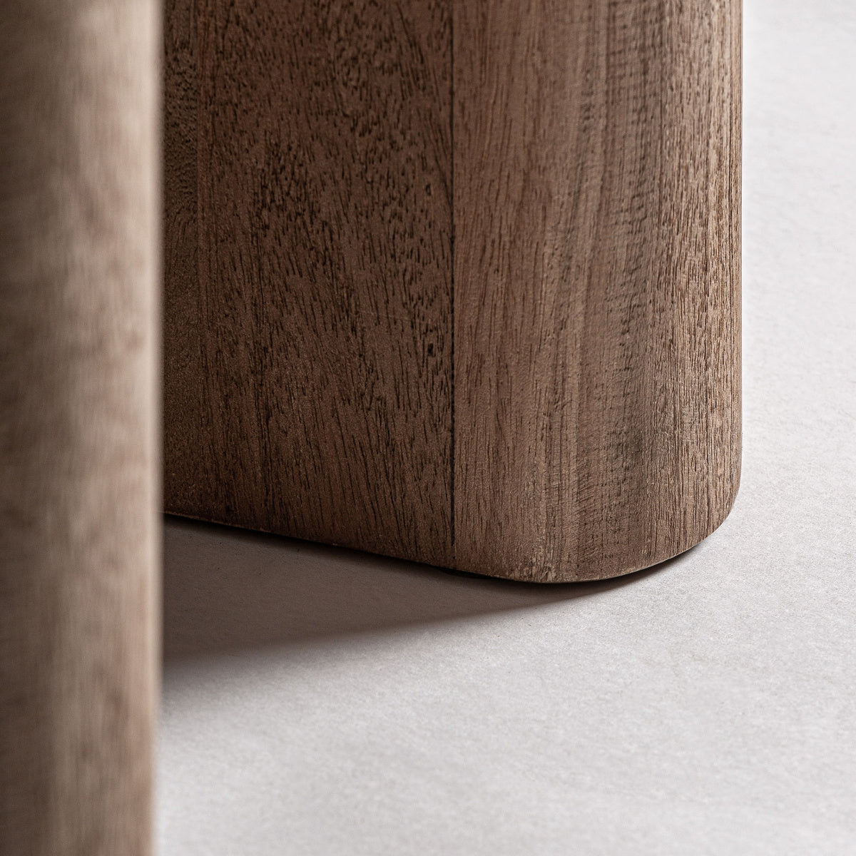 Table basse carrée en manguier/travertin | VICAL Jacquard - Image 6