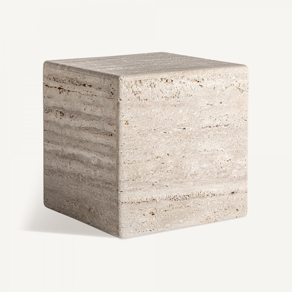 Table basse carrée en travertin | VICAL Rapolano - Image 1